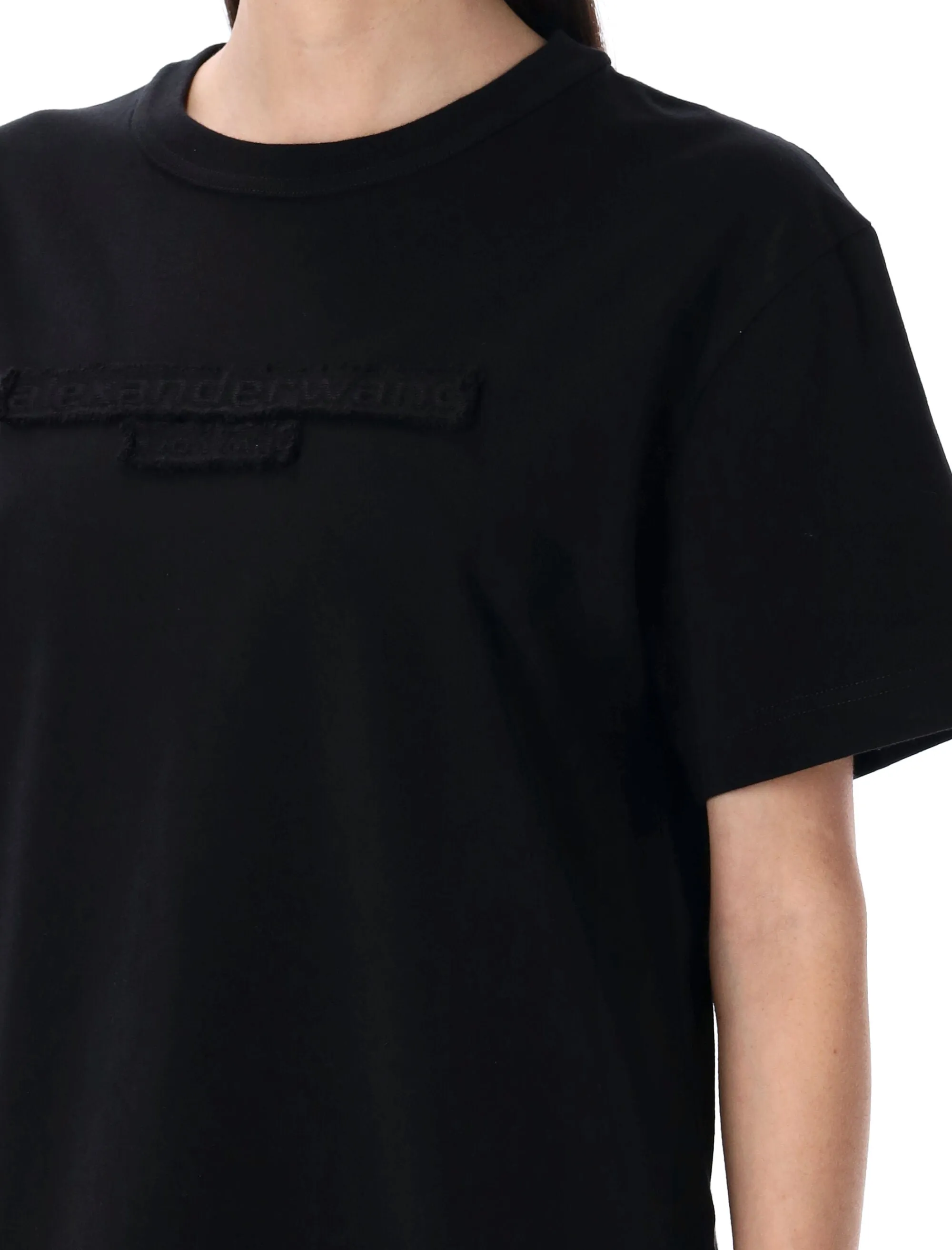 DISTRESSED LOGO T-SHIRT sold by Lord & Taylor product image thumbnail 3