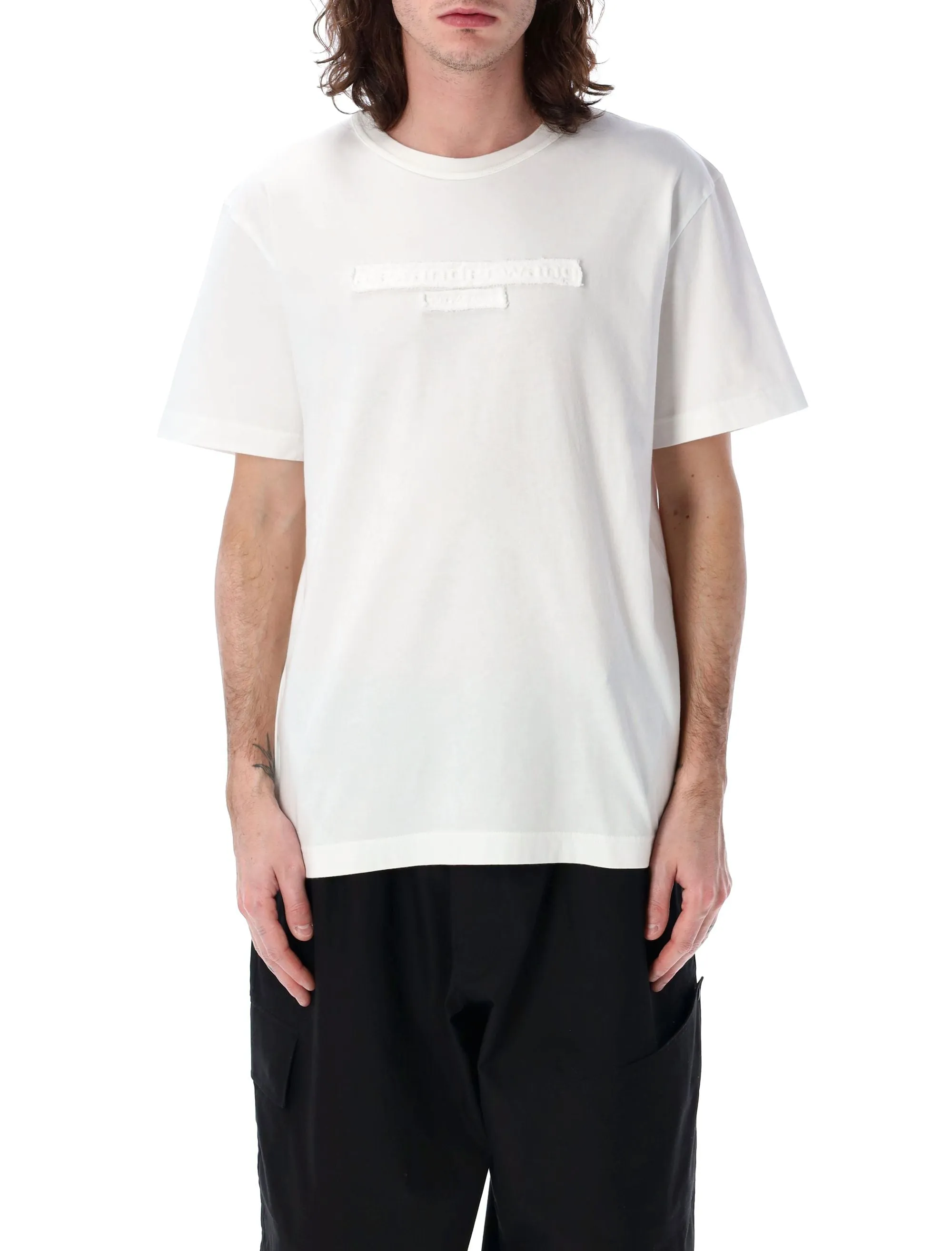 DISTRESSED LOGO T-SHIRT sold by Lord & Taylor product image thumbnail 4