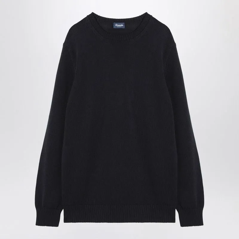 NAVY BLUE COTTON SWEATER sold by Lord & Taylor