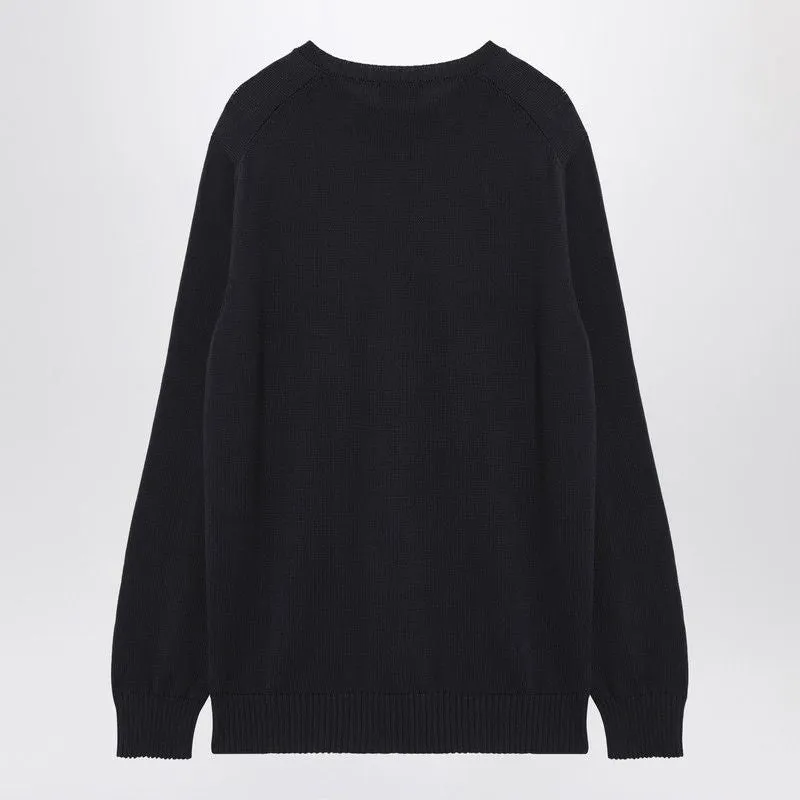 NAVY BLUE COTTON SWEATER sold by Lord & Taylor product image thumbnail 2