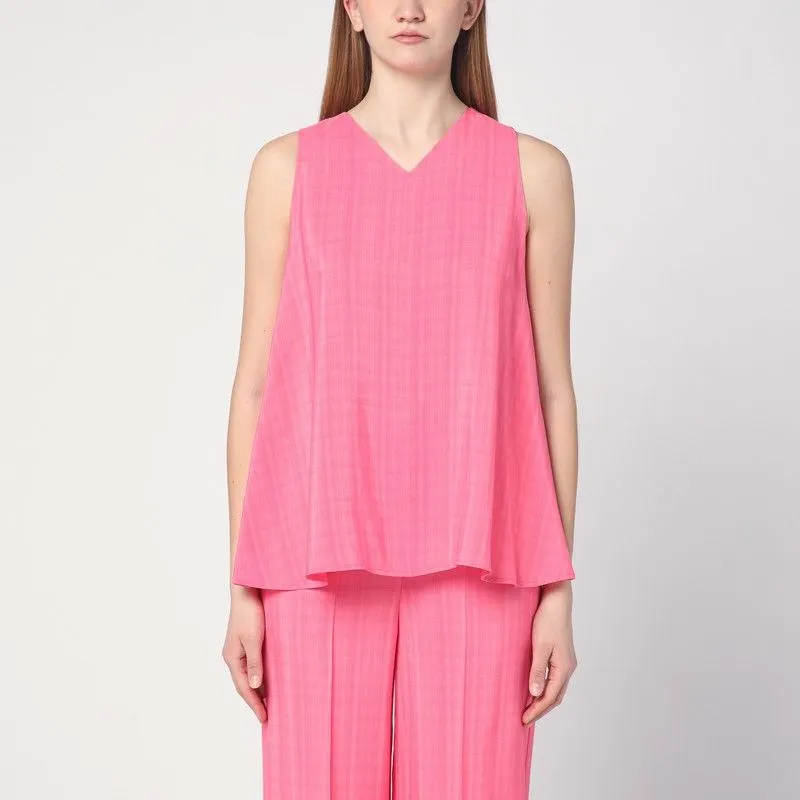PINK PRYA VISCOSE TOP sold by Lord & Taylor