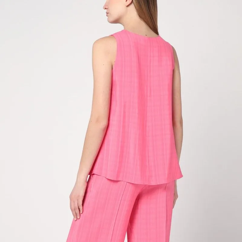PINK PRYA VISCOSE TOP sold by Lord & Taylor product image thumbnail 2