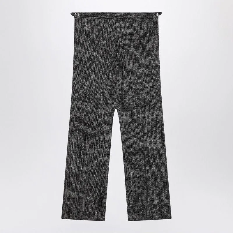 BLACK/WHITE HERRINGBONE PANTS sold by Lord & Taylor