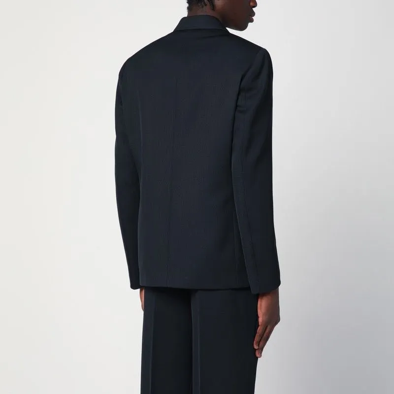 NAVY BLUE DOUBLE-BREASTED WOOL JACKET sold by Lord & Taylor product image thumbnail 2