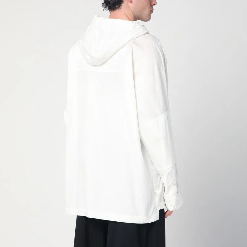 WHITE ASYMMETRIC COTTON SHIRT sold by Lord & Taylor product image thumbnail 2