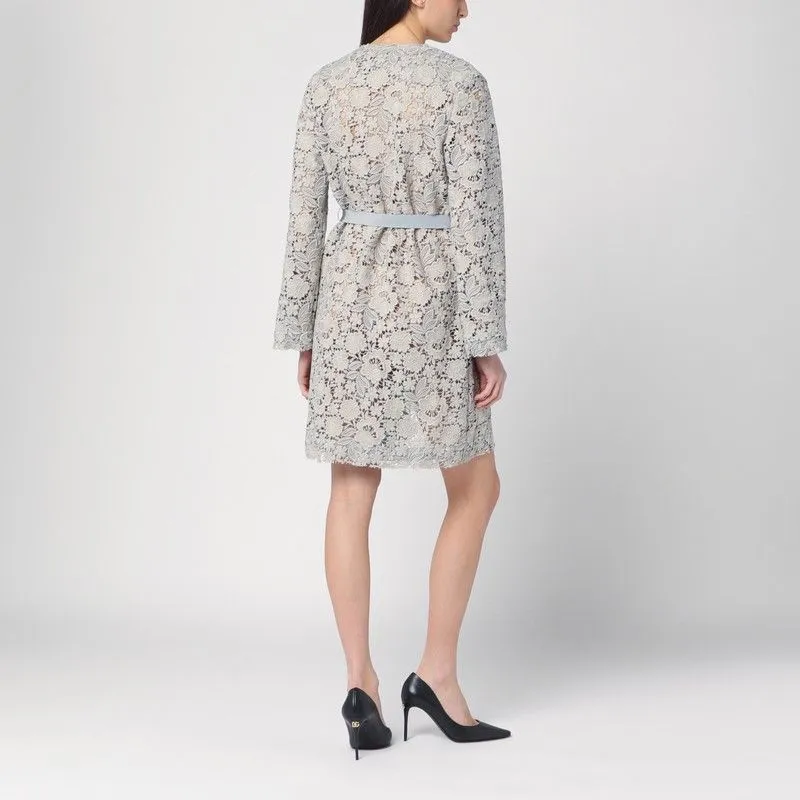 LIGHT GREY LACE COAT sold by Lord & Taylor product image thumbnail 2