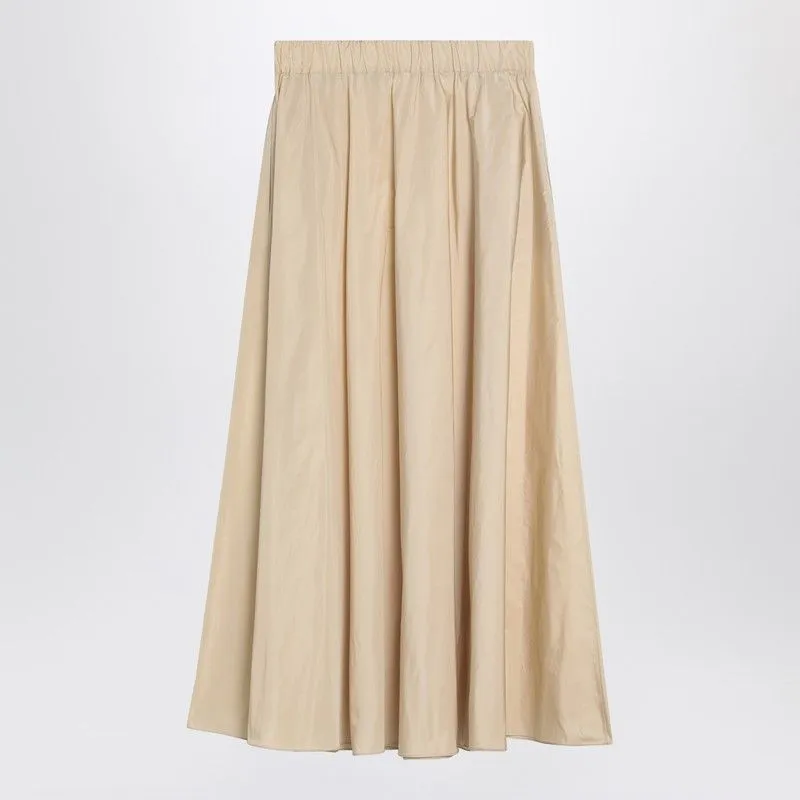 BEIGE FLOUNCED MIDI SKIRT sold by Lord & Taylor product image thumbnail 2