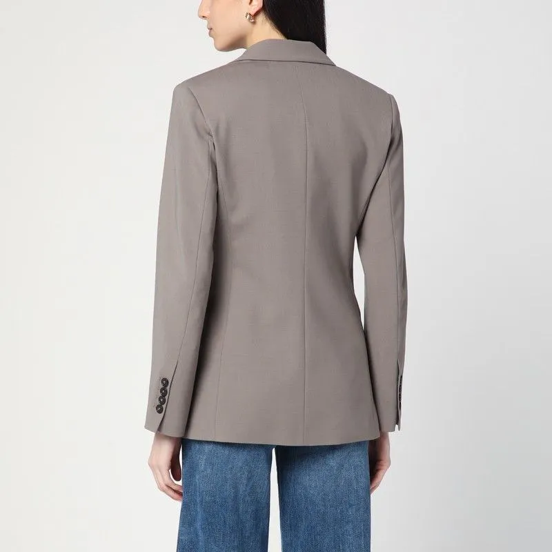 SINGLE-BREASTED JACKET IN TAUPE COLOUR sold by Lord & Taylor product image thumbnail 2