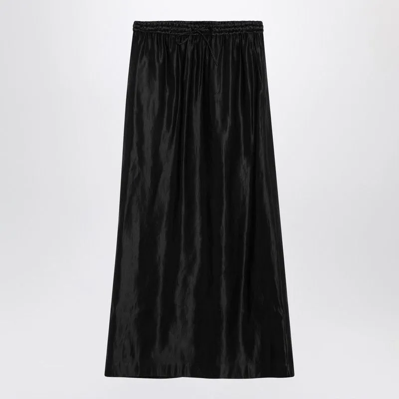 BLACK SKIRT IN LINEN AND SILK sold by Lord & Taylor