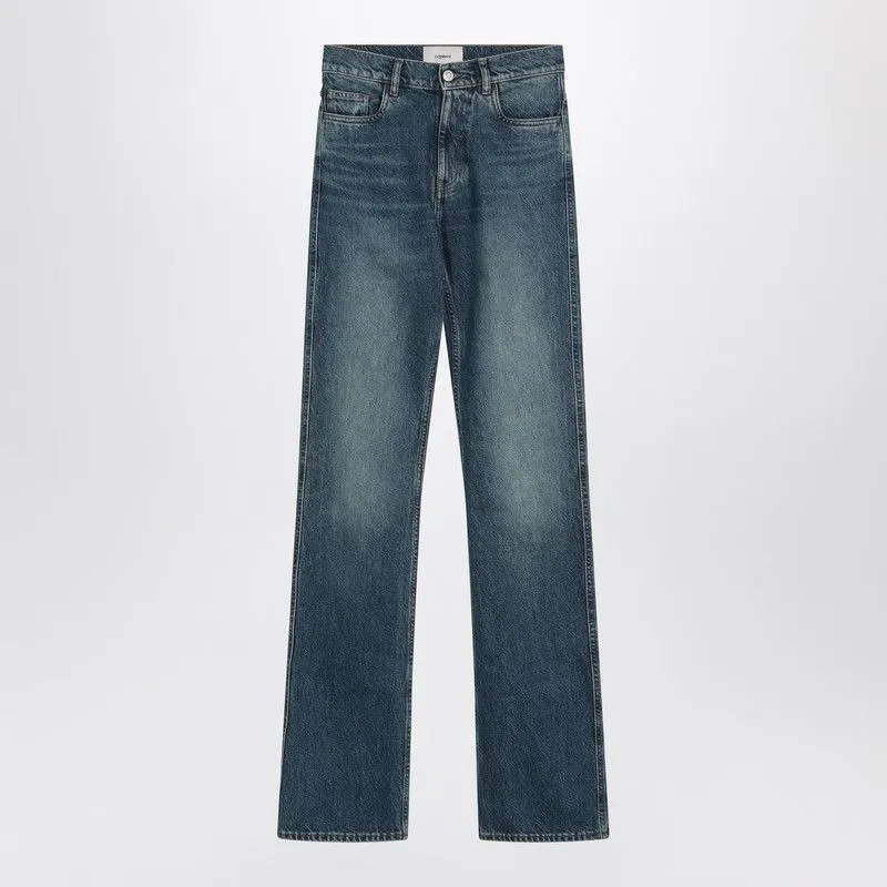ORGANIC WASHED BLUE DENIM JEANS sold by Lord & Taylor