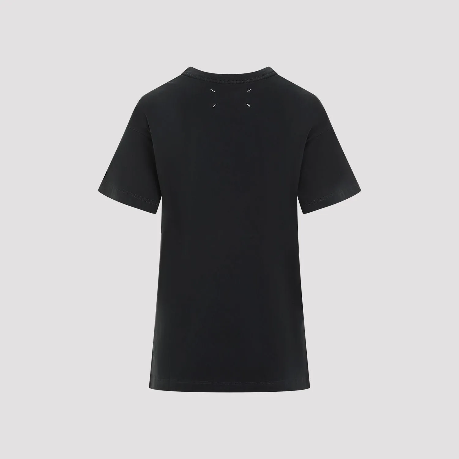 WASHED BLACK T-SHIRT WITH EMBROIDERED LOGO sold by Lord & Taylor product image thumbnail 4