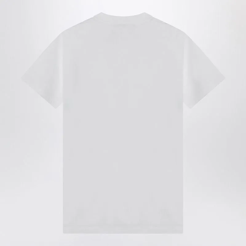 WHITE COTTON T-SHIRT WITH LOGO sold by Lord & Taylor product image thumbnail 2