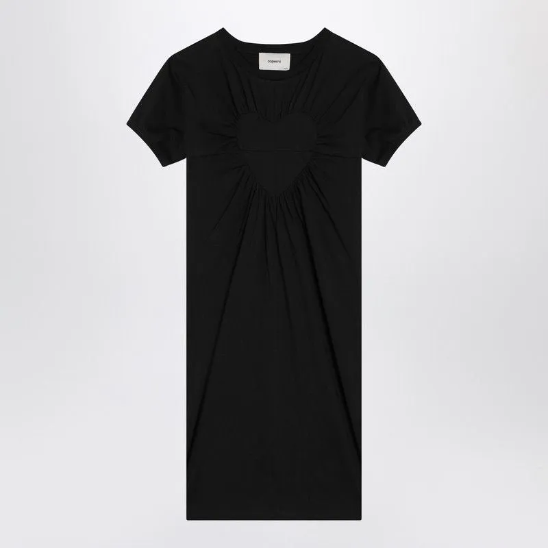 BLACK MINI DRESS WITH HEART sold by Lord & Taylor