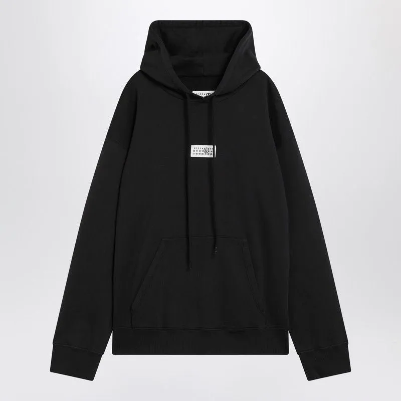 BLACK SWEATSHIRT WITH LOGO LABEL sold by Lord & Taylor