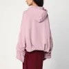 OVERSIZED DRAPED PINK SWEATSHIRT sold by Lord & Taylor