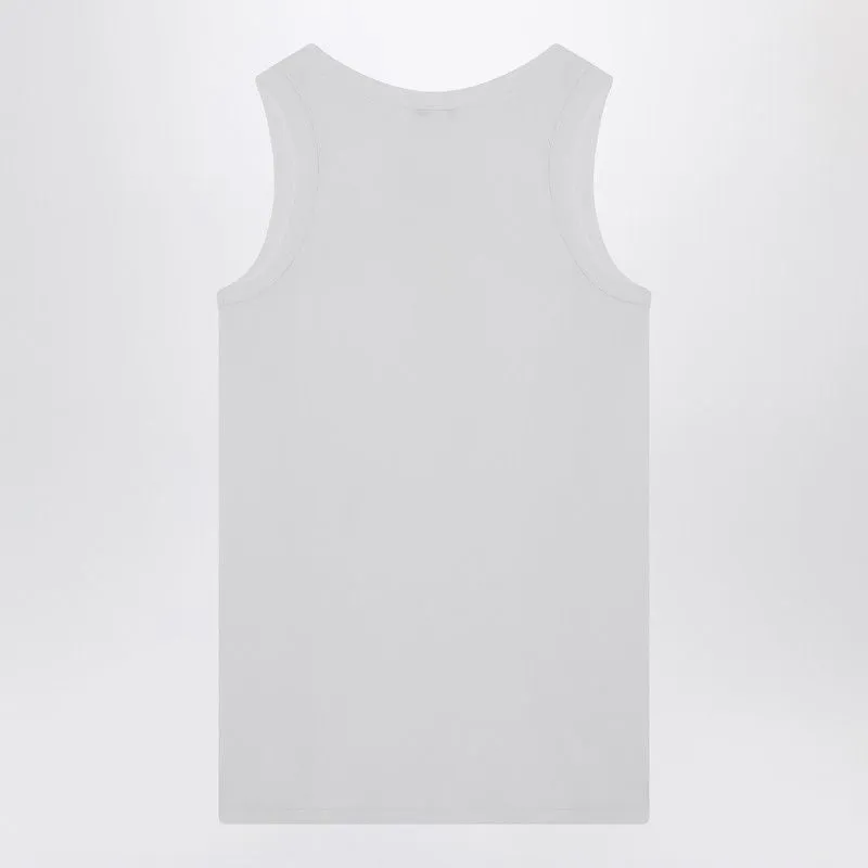 WHITE COTTON TANK TOP sold by Lord & Taylor product image thumbnail 2