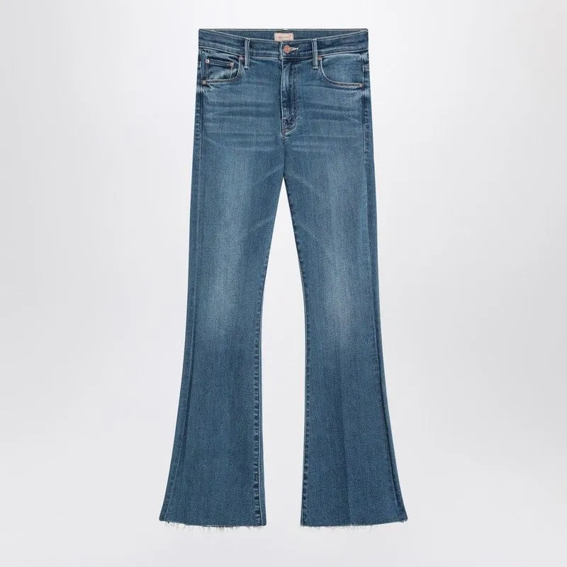 THE WEEKENDER FRAY JEANS IN WASHED BLUE made by MOTHER