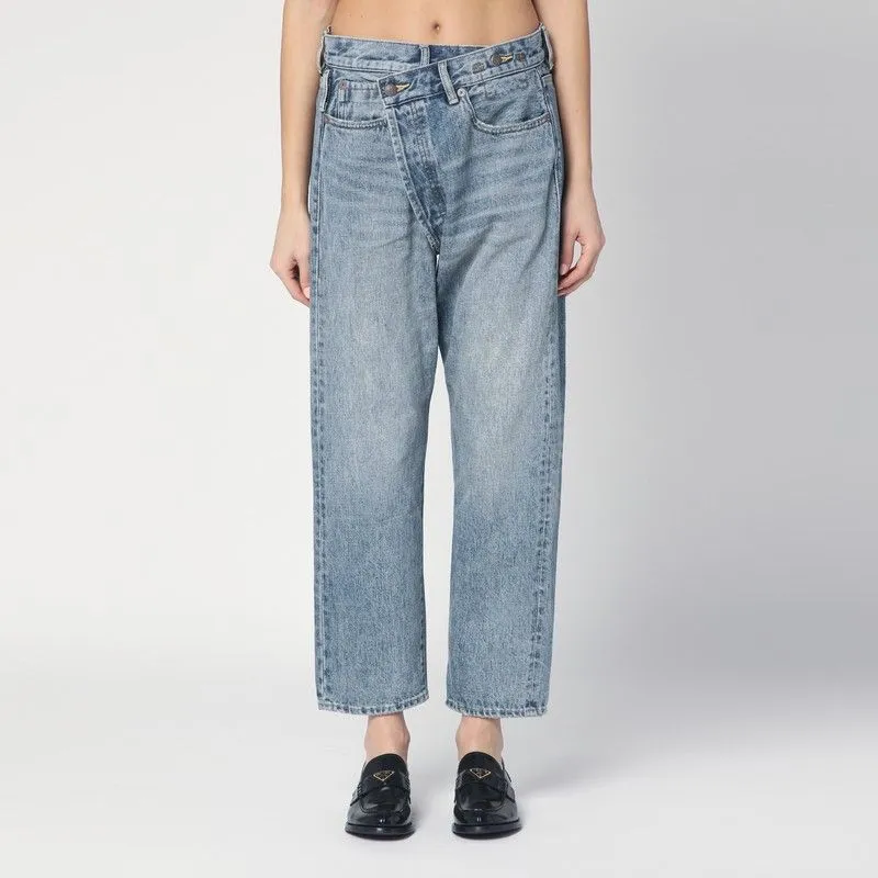 FADED BLUE CROSSOVER JEANS sold by Lord & Taylor