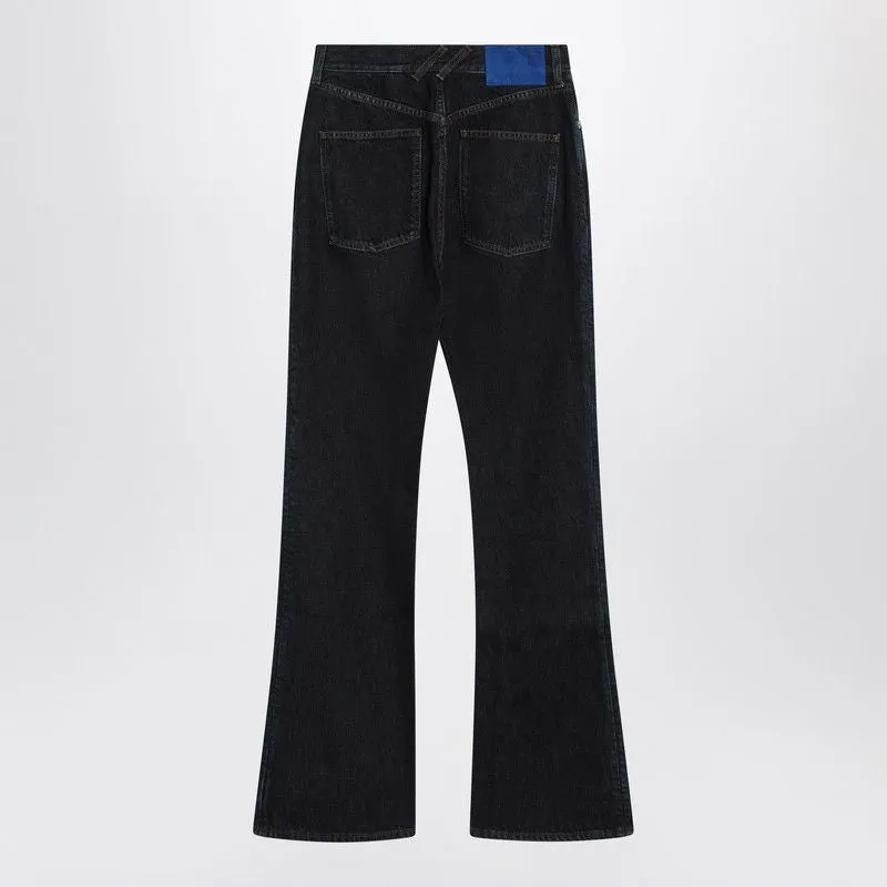 DARK BLUE FLARED JEANS sold by Lord & Taylor product image thumbnail 2