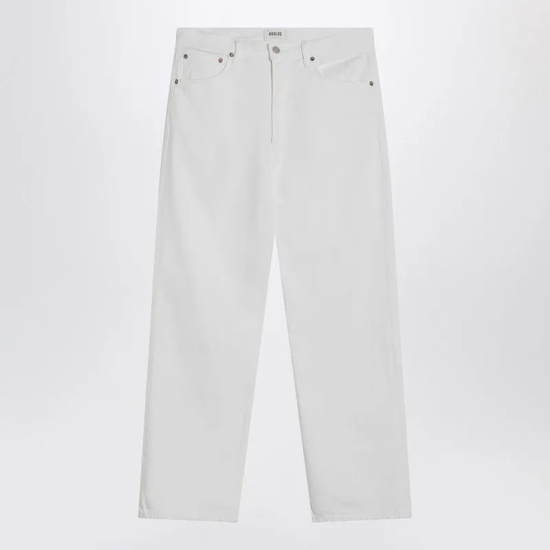 WHITE JEANS IN REGENERATED DENIM sold by Lord & Taylor