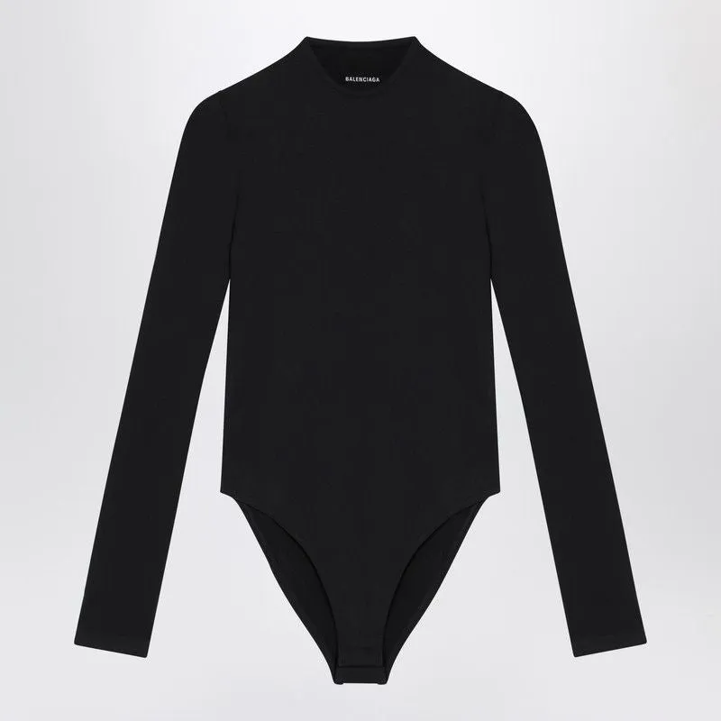 BLACK NYLON BODYSUIT sold by Lord & Taylor