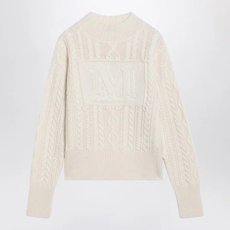 WHITE WOOL AND CASHMERE SWEATER sold by Lord & Taylor