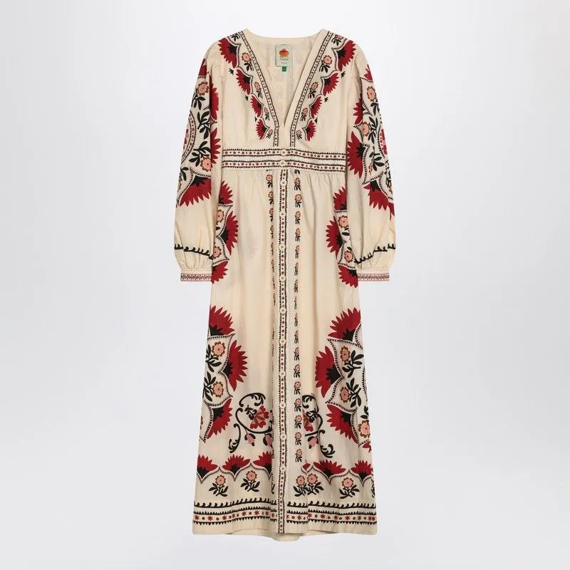 MIDI DRESS WITH FLORAL PRINT sold by Lord & Taylor