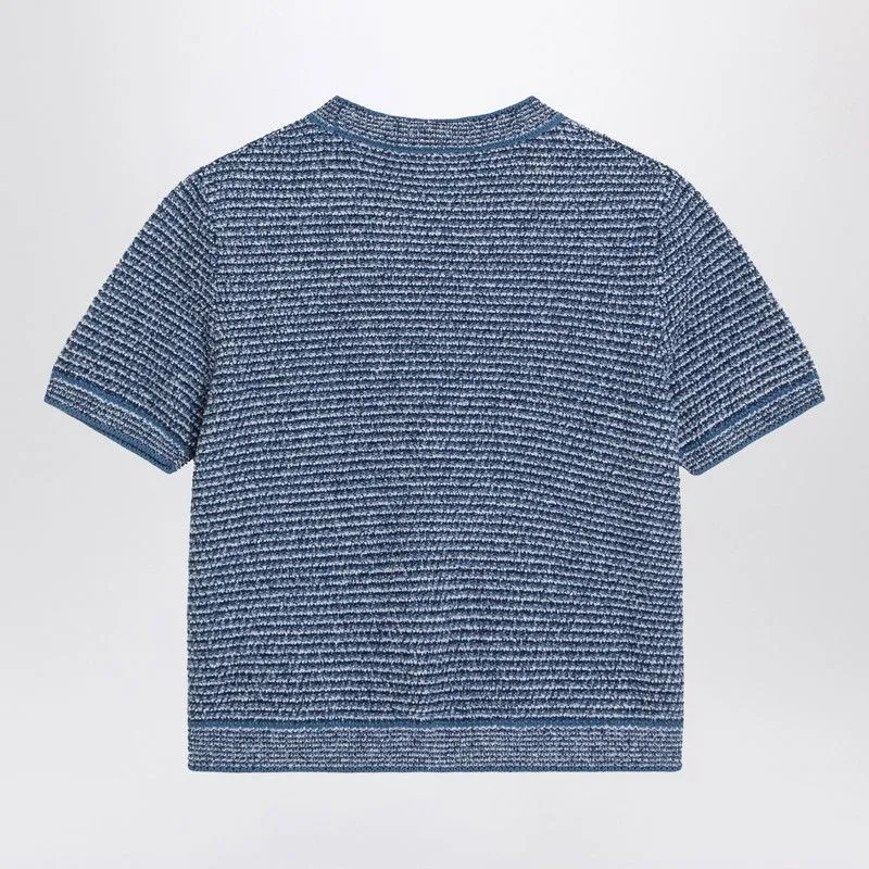 LIGHT BLUE COTTON-BLEND SWEATER sold by Lord & Taylor product image thumbnail 2