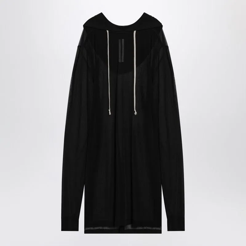 SEMI-TRANSPARENT BLACK HOODIE sold by Lord & Taylor