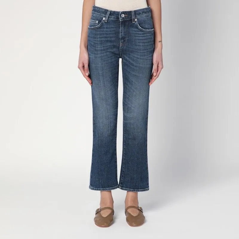 WASHED BLUE CLAR BOOTCUT JEANS sold by Lord & Taylor