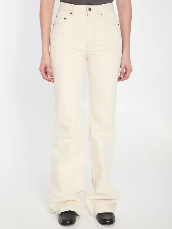70S JEANS IN ALMOND COLOUR sold by Lord & Taylor