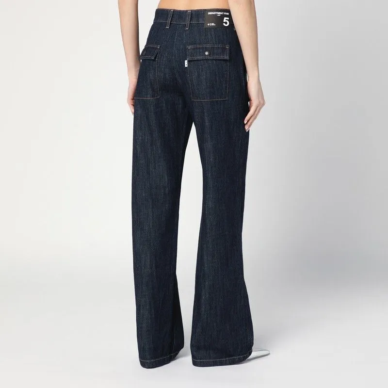 STRAIGHT-LEG MOUNING DARK BLUE JEANS sold by Lord & Taylor product image thumbnail 2