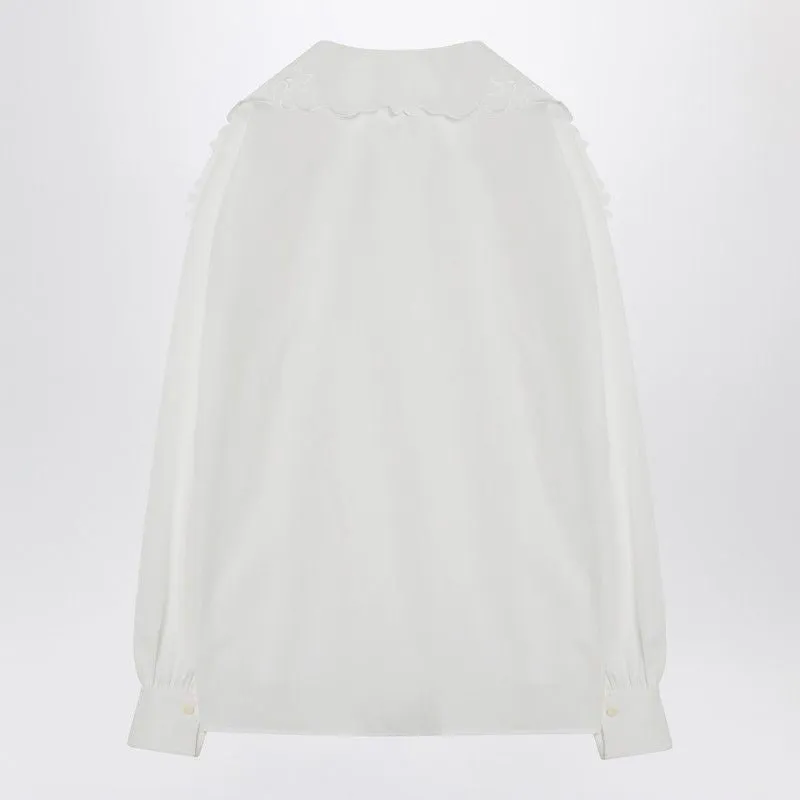 WHITE SHIRT WITH EMBROIDERED BOW TIE sold by Lord & Taylor product image thumbnail 2