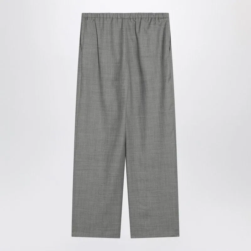 GRAY WIDE PANTS WITH DRAWSTRING sold by Lord & Taylor product image thumbnail 2