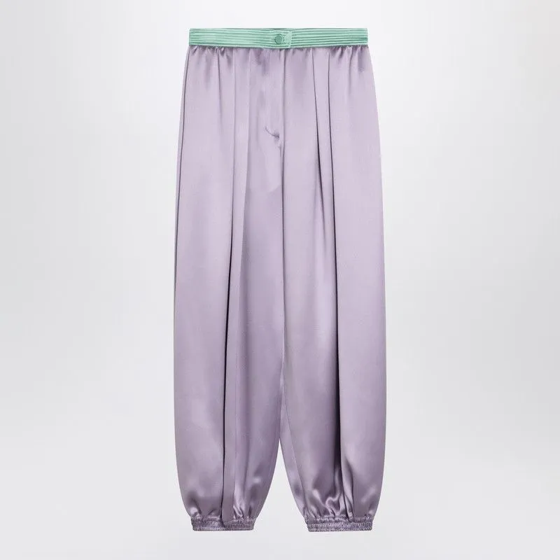 WIDE LILAC SILK PANTS sold by Lord & Taylor