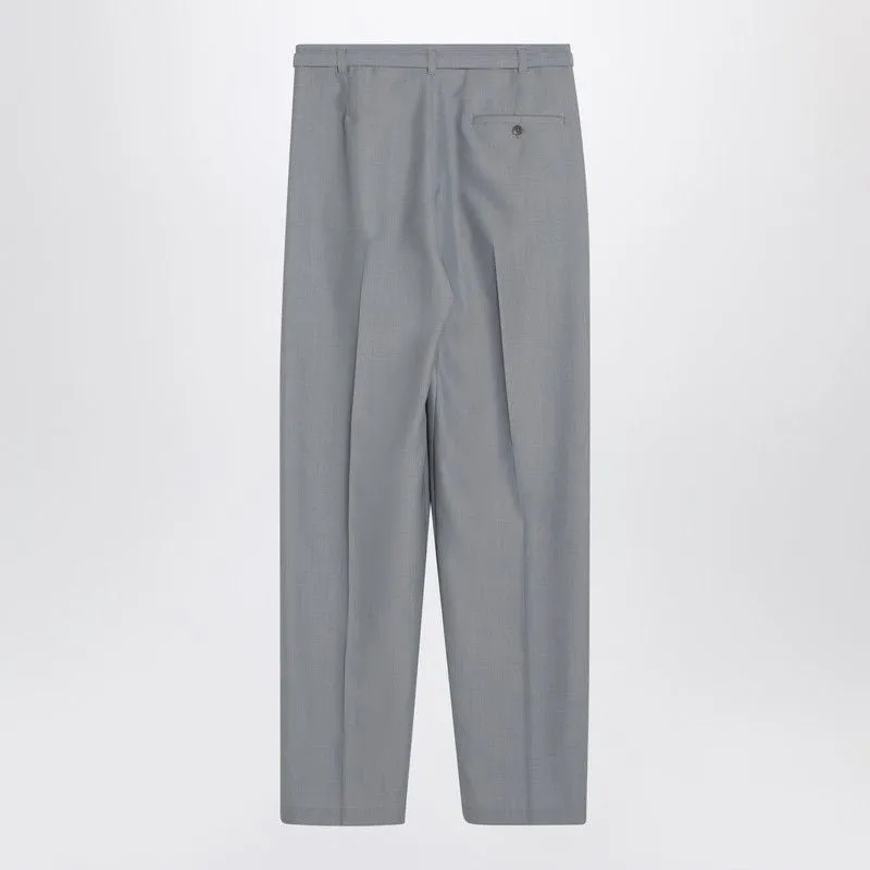 GREY MéLANGE TROUSERS WITH BELT sold by Lord & Taylor product image thumbnail 2