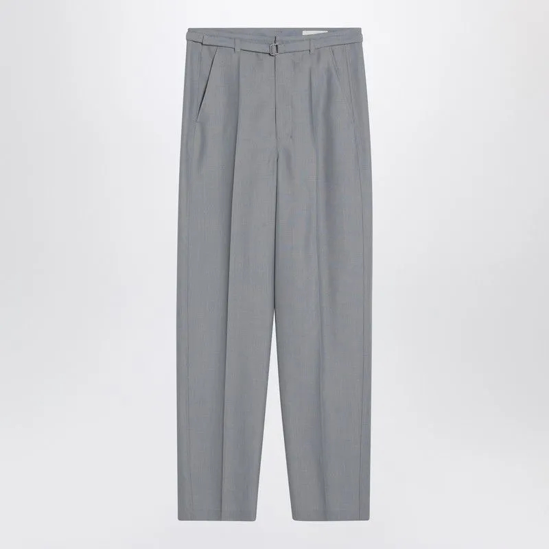 GREY MéLANGE TROUSERS WITH BELT sold by Lord & Taylor