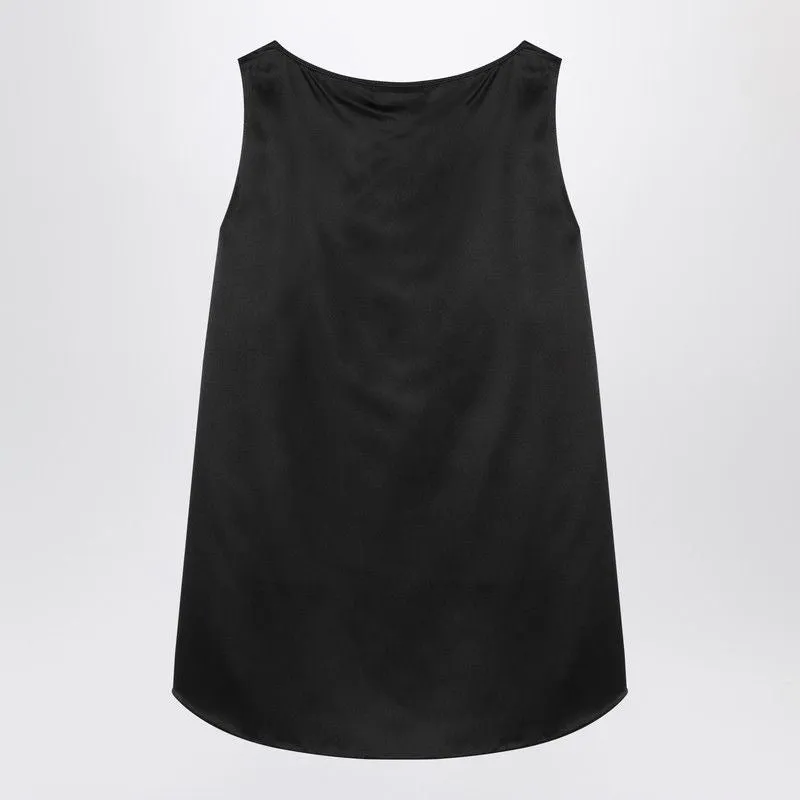 TOP BLACK SILK SATIN sold by Lord & Taylor product image thumbnail 2