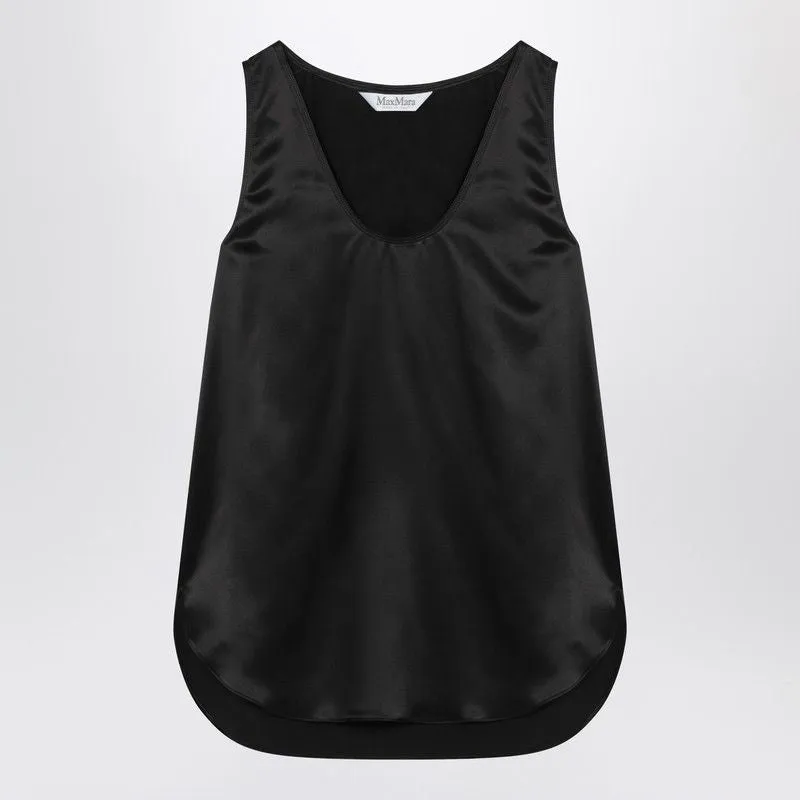 TOP BLACK SILK SATIN sold by Lord & Taylor