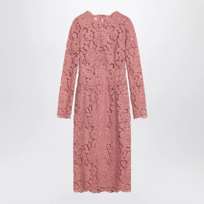 PINK LACE TUBE LONGUETTE DRESS sold by Lord & Taylor