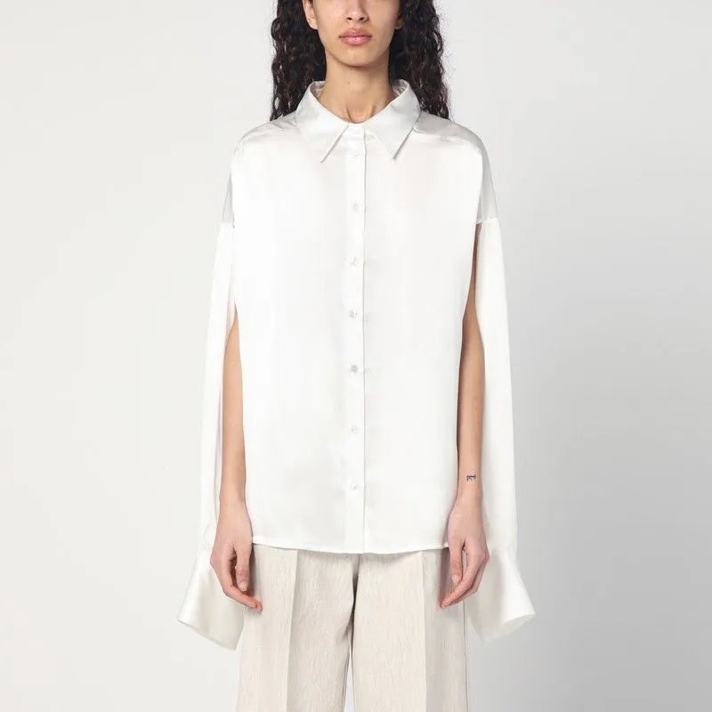 WHITE SILK SHIRT sold by Lord & Taylor