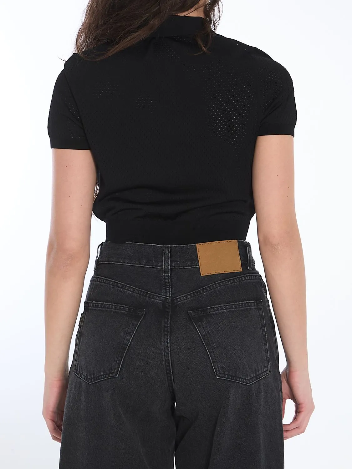 TECHNICAL FABRIC POLO SHIRT sold by Lord & Taylor product image thumbnail 4