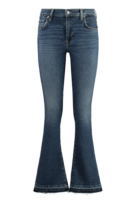 HIGH-RISE BOOTCUT JEANS sold by Lord & Taylor