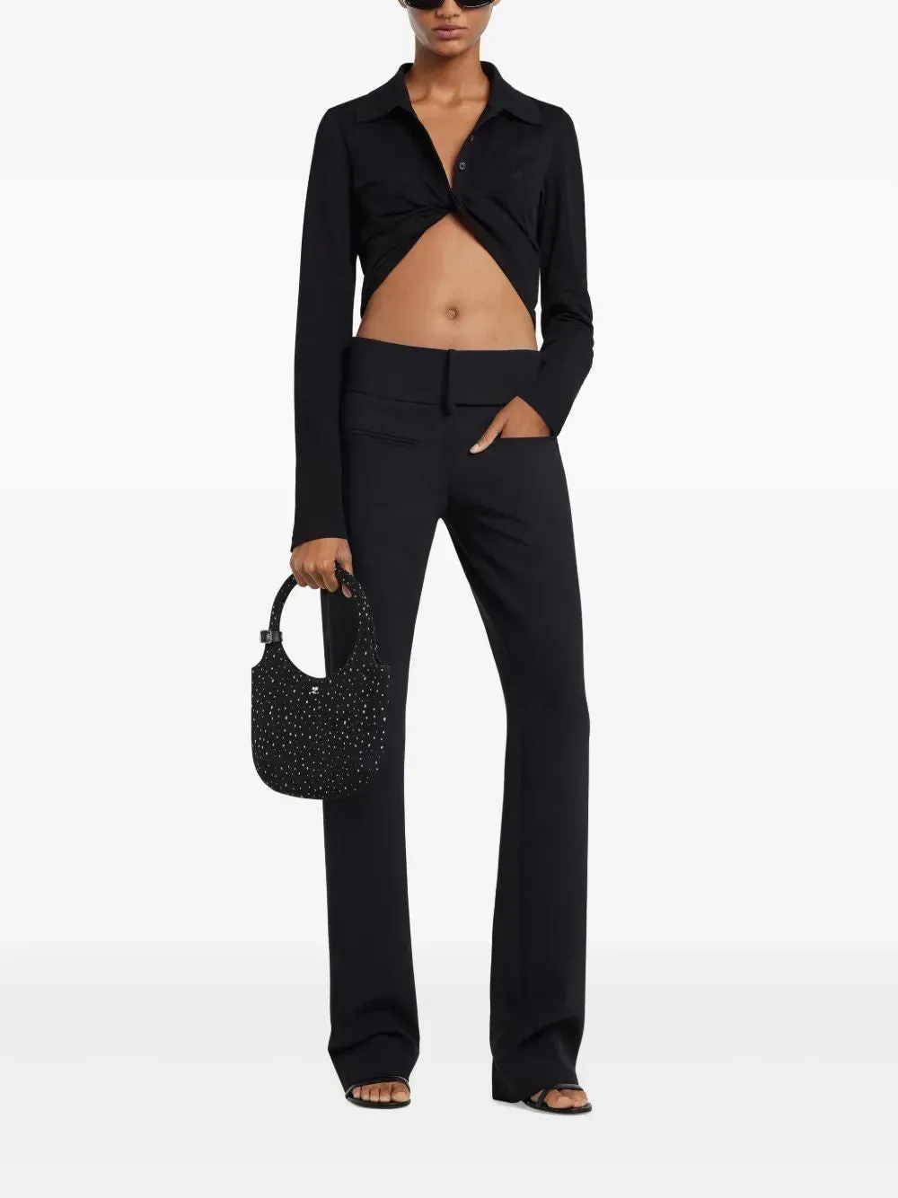 POLO TWIST PIQUÉ CROP sold by Lord & Taylor product image thumbnail 2