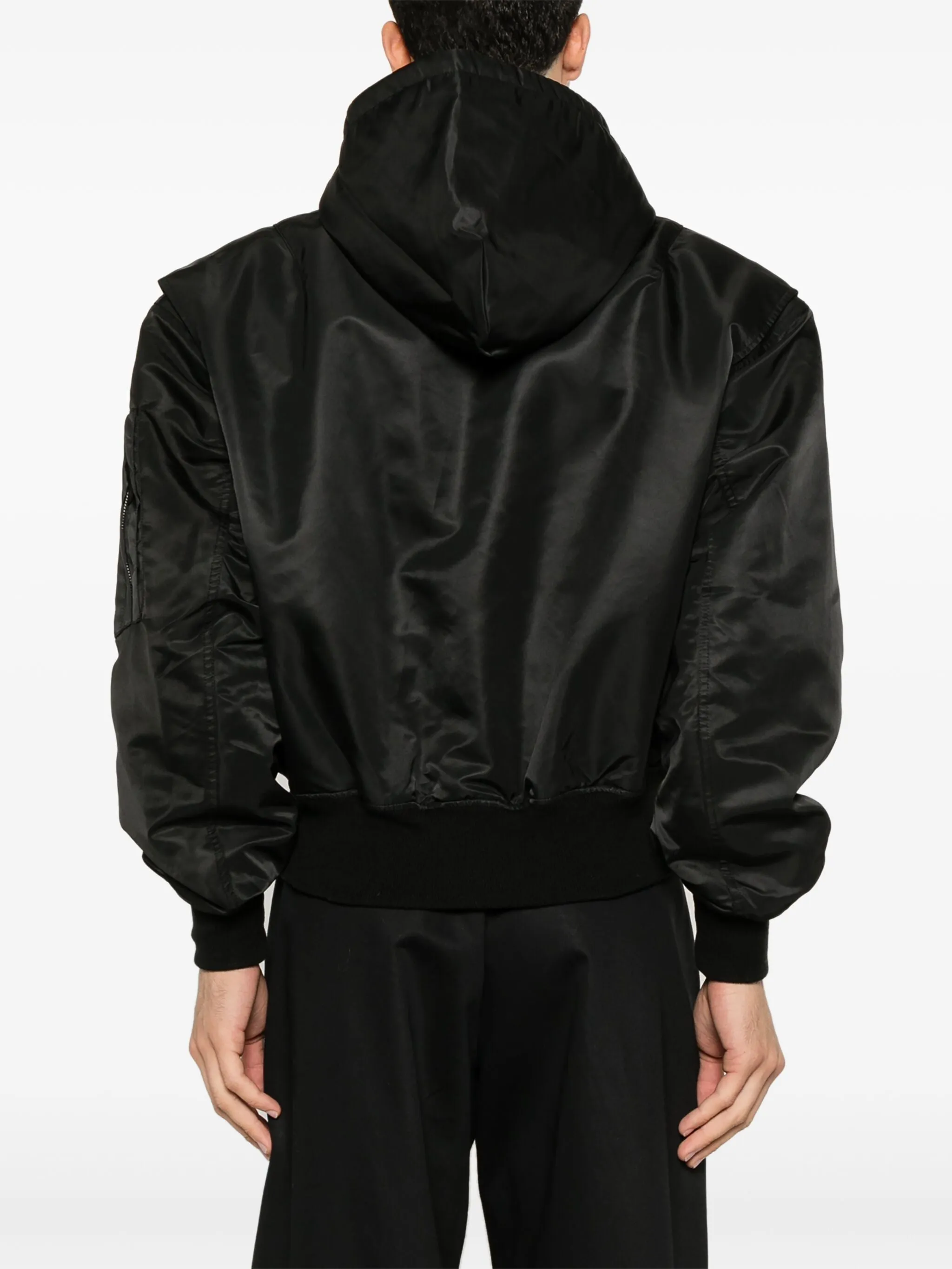 HOODED BROAD BOMBER sold by Lord & Taylor product image thumbnail 3