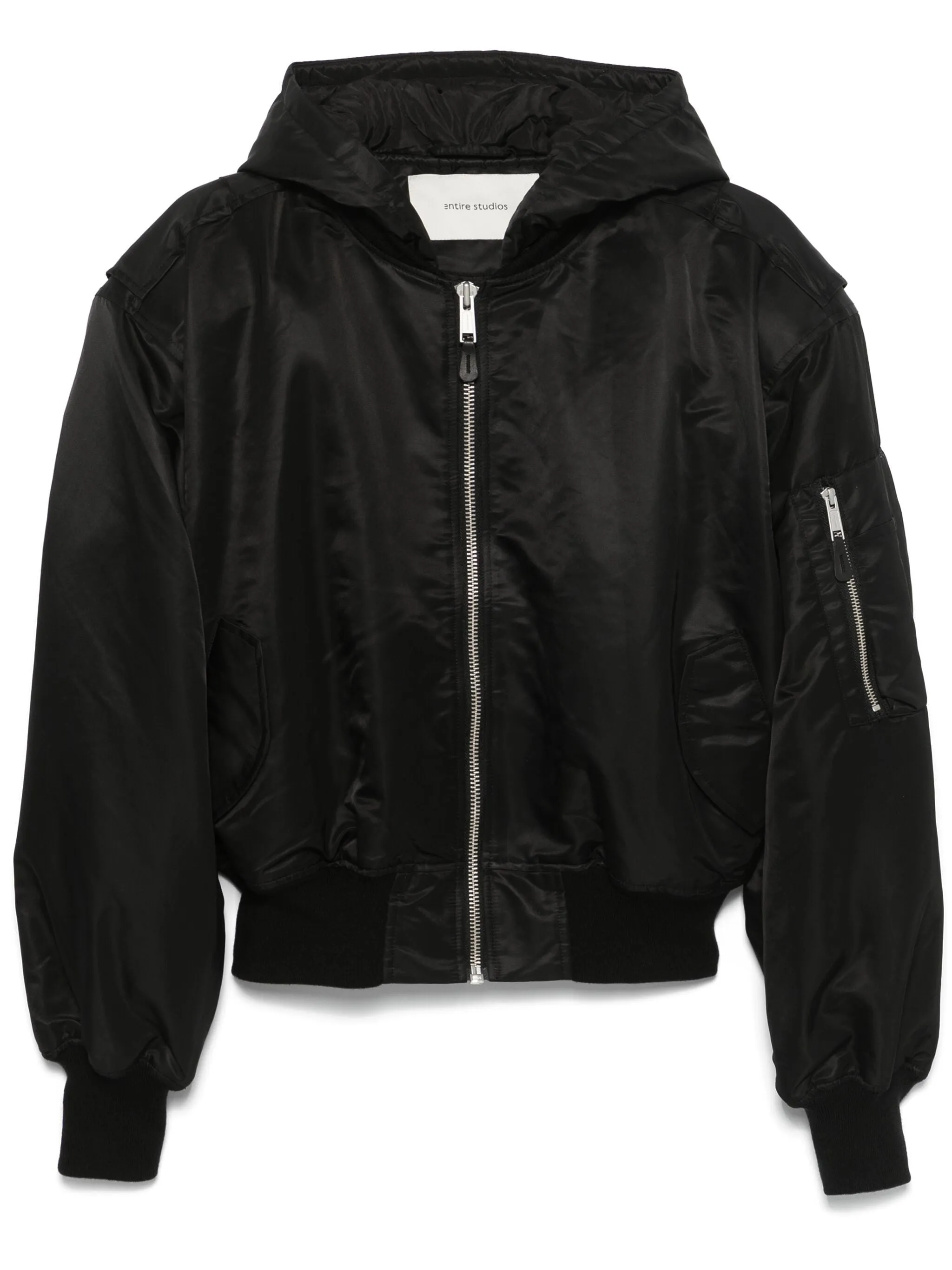HOODED BROAD BOMBER sold by Lord & Taylor