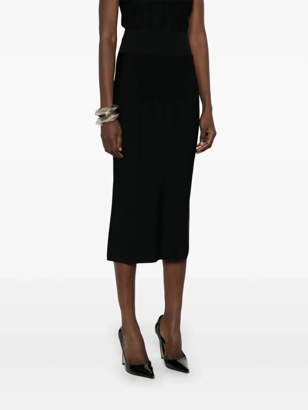 CLASSIC BLACK MIDI DRESS sold by Lord & Taylor product image thumbnail 4