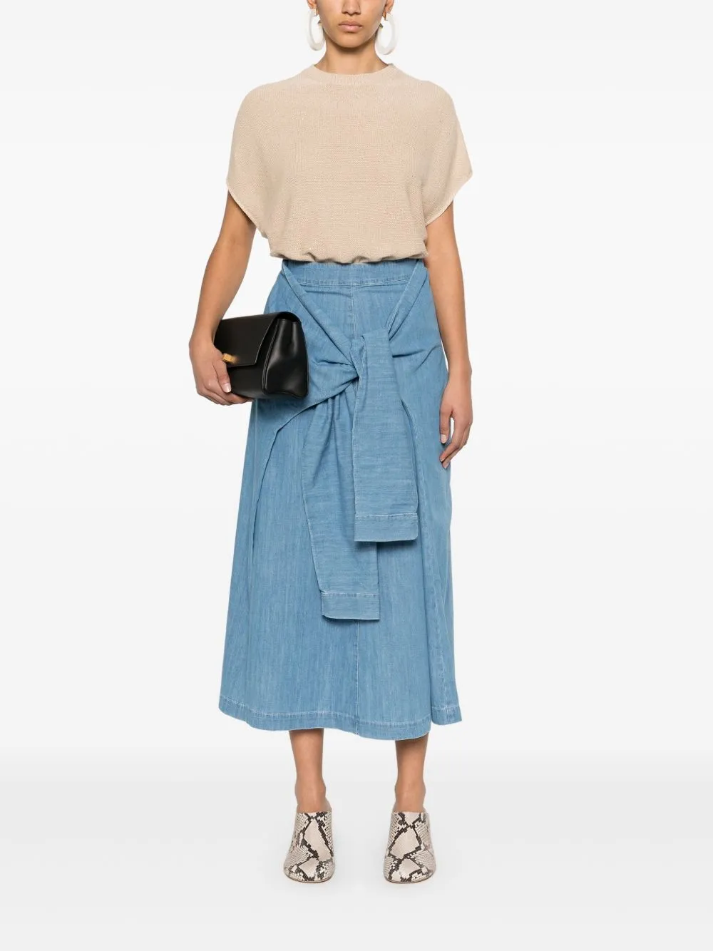 LINEN BLEND CREWNECK SWEATER sold by Lord & Taylor product image thumbnail 3