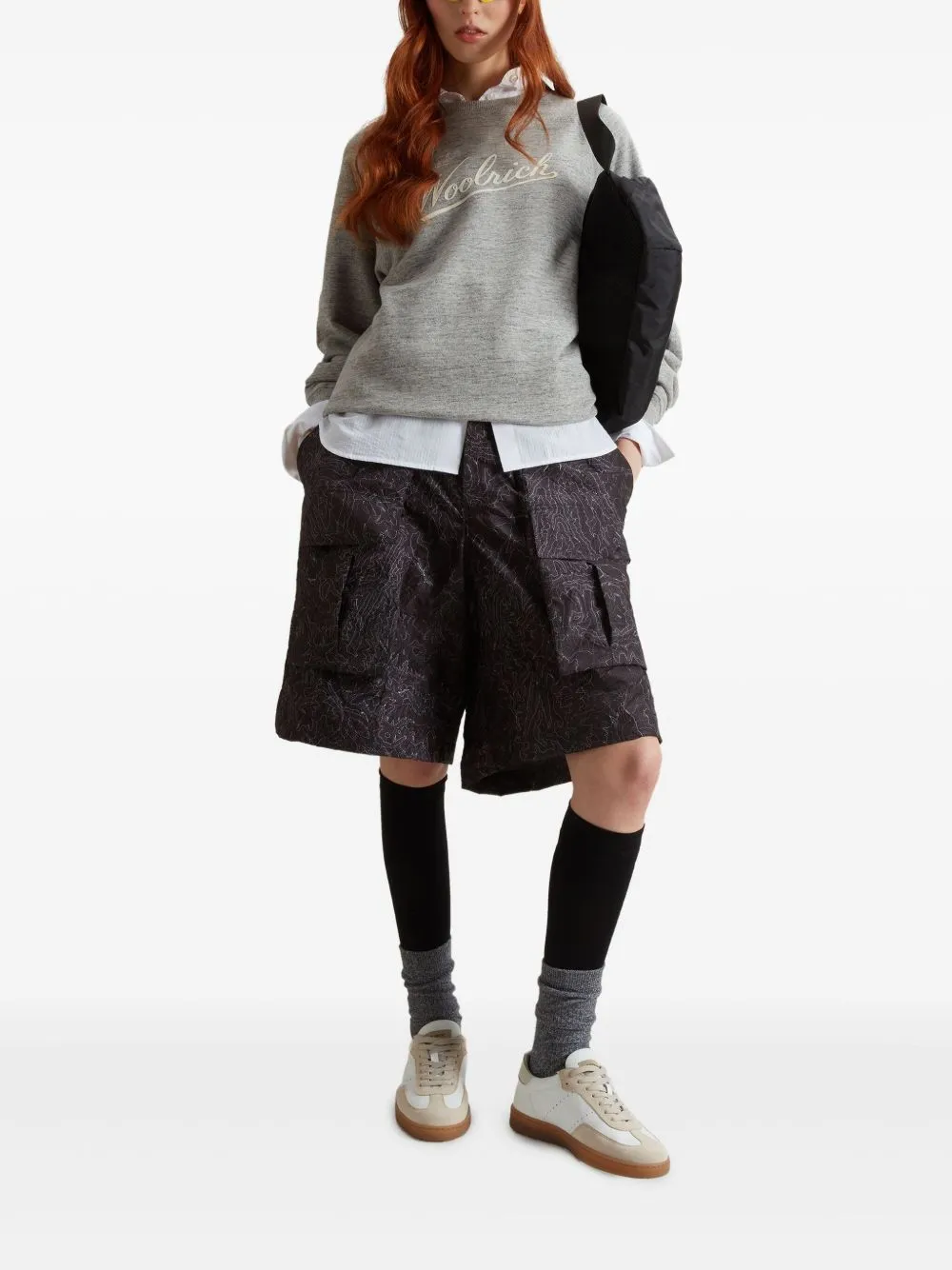 LOGO COTTON SWEATSHIRT sold by Lord & Taylor product image thumbnail 4