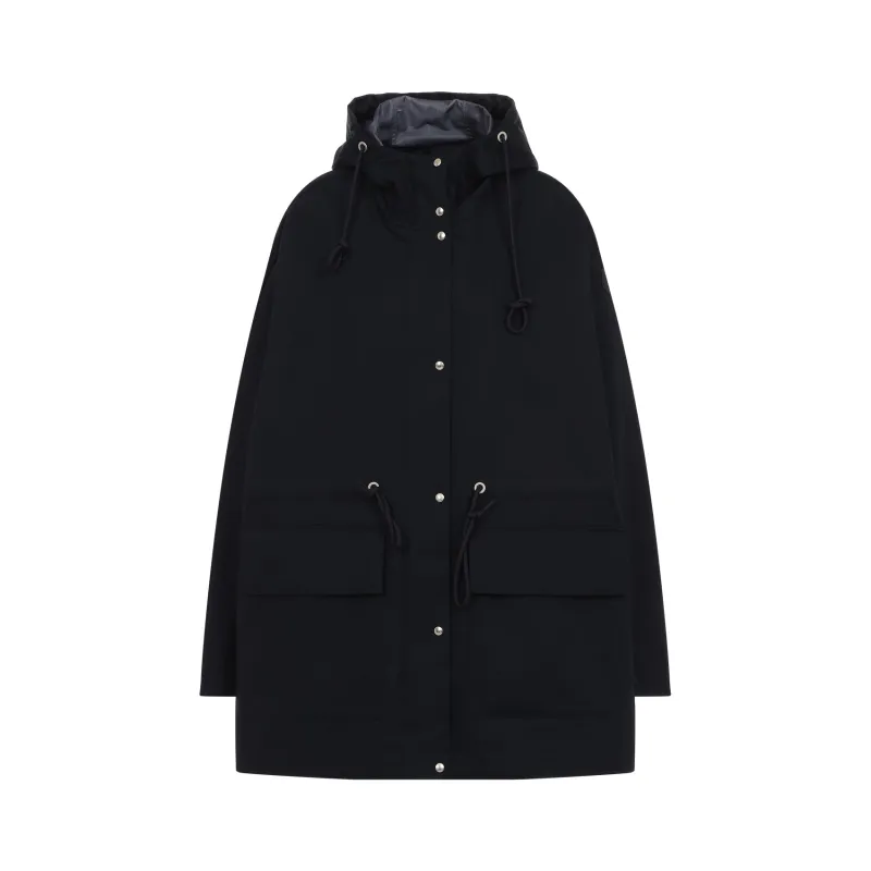 NAVY GAILLON PARKA SHORT HOOD sold by Lord & Taylor